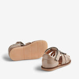 Wheat Footwear Sandal Closed Toe Hana Patent Sandals 9011 beige