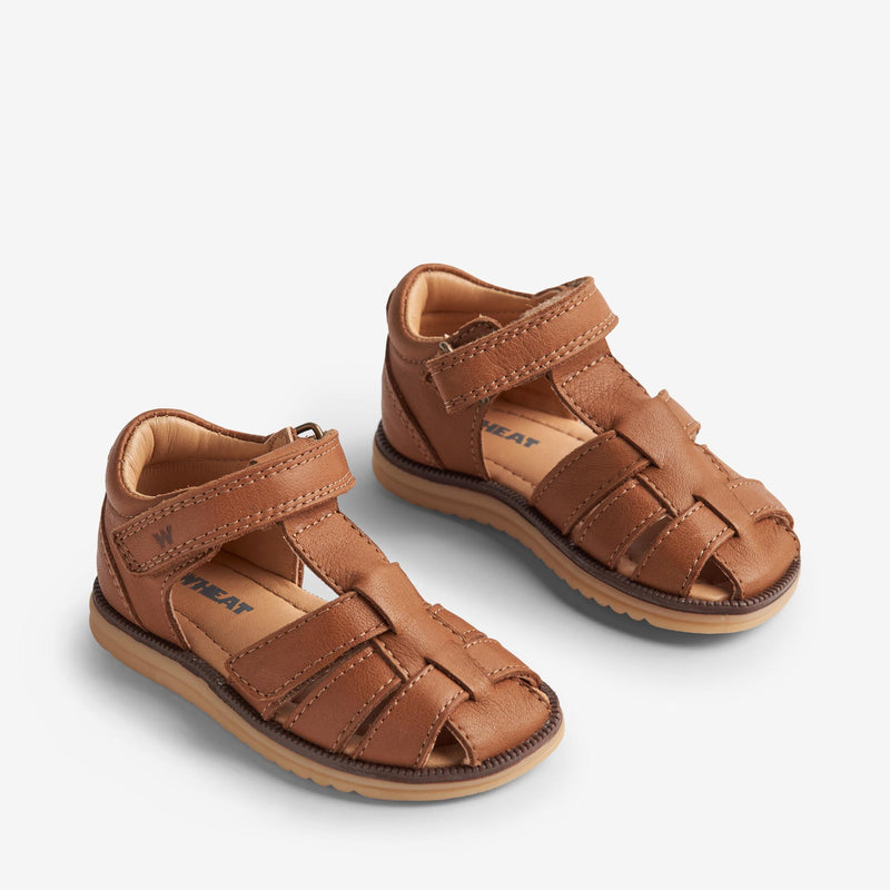 Wheat Footwear Sandal Sky Prewalker Sandals 9002 cognac