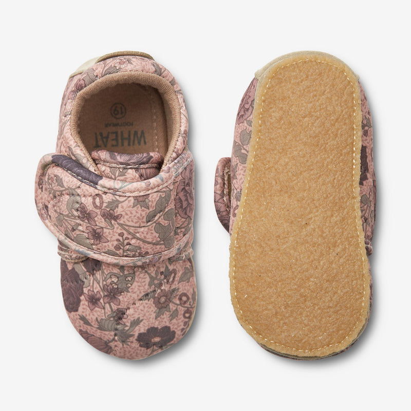 Wheat Footwear Sasha Thermo Indoor Shoe | Baby Indoor Shoes 2474 rose dawn flowers