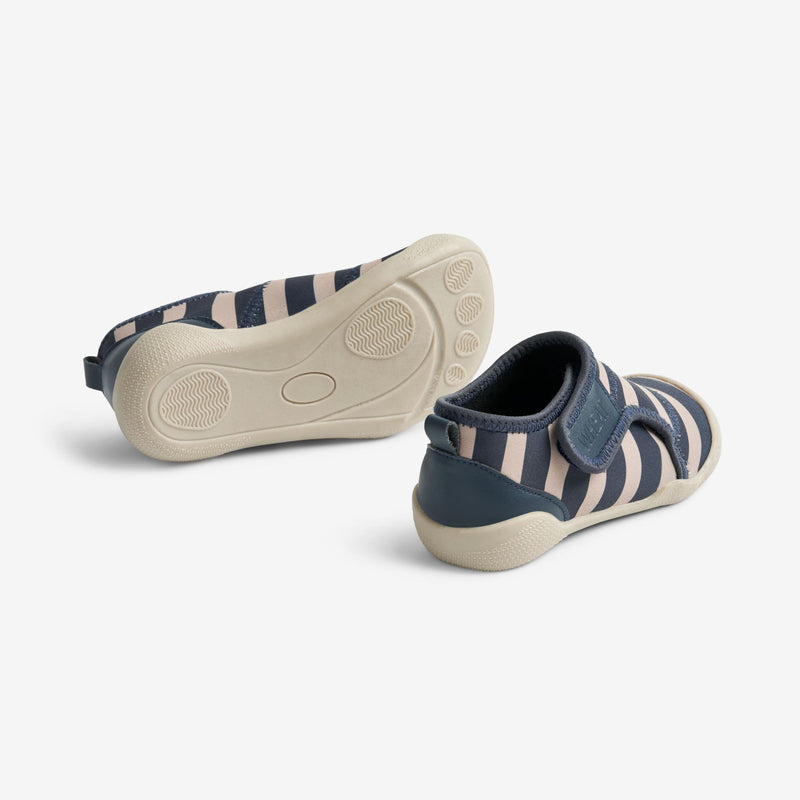 Wheat Footwear Shawn Beach Shoe | Baby Swimwear 1073 ink stripe