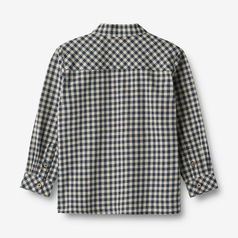 Wheat Main Shirt Oscar Shirts and Blouses 1306 blue check