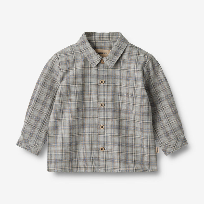 Wheat Main Shirt Oscar Shirts and Blouses 1125 cloudy blue check