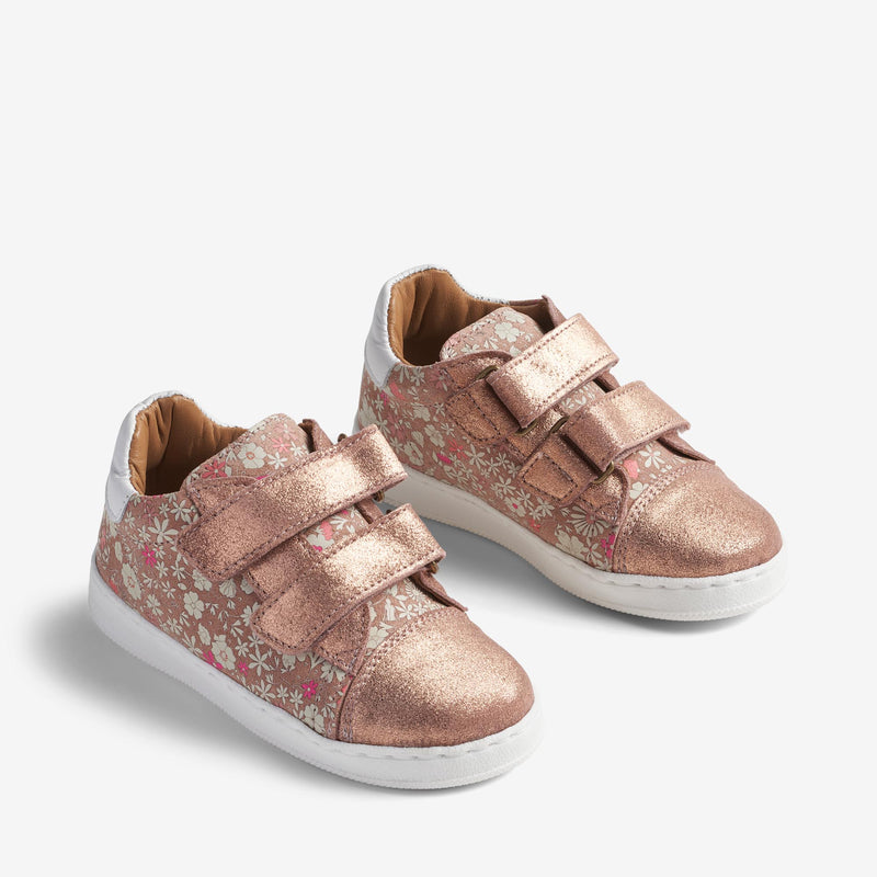 Wheat Footwear Sneaker Velo Sneakers 9458 rose white flowers