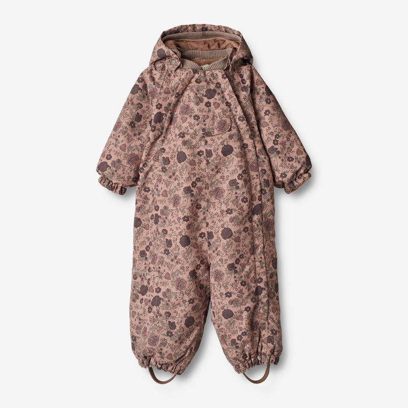 Wheat Outerwear Snowsuit Adi Tech | Baby Snowsuit 2474 rose dawn flowers