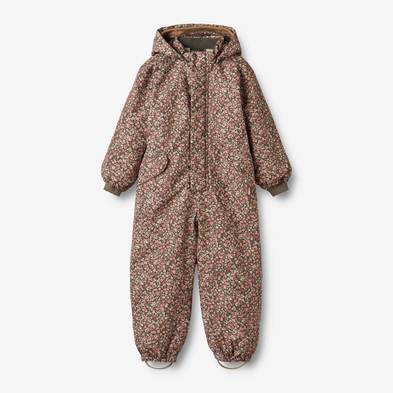 Wheat Outerwear Snowsuit Miko Tech Snowsuit 1186 raven wild flowers