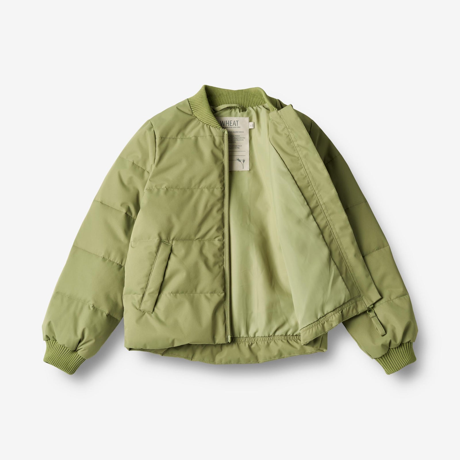 Summer Puffer Jacket Malo sprout Wheat