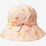 Wheat Main Sun Hat Chloè Acc 9061 alabaster flower bobbles