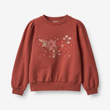 Wheat Main Sweatshirt Vega Embroidery Sweatshirts 2072 red