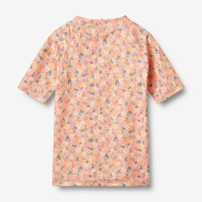 Wheat Main Swim T-shirt S/S Jackie T-Shirt 9045 multi flowers