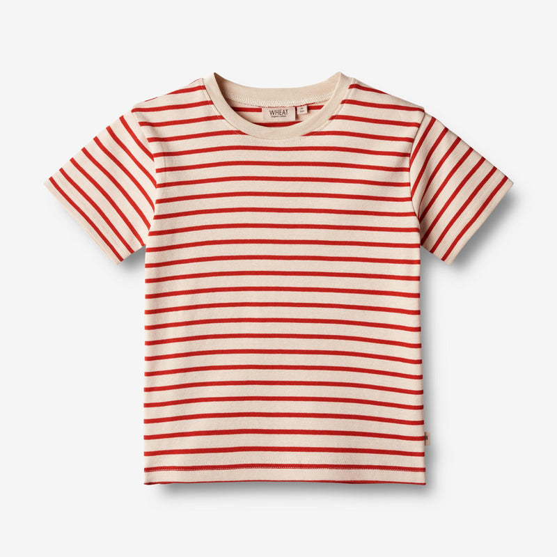 Wheat Main T-Shirt Fabian Jersey Tops and T-Shirts 2078 red stripe