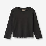 Wheat Main T-Shirt L/S Else Jersey Tops and T-Shirts 0021 black