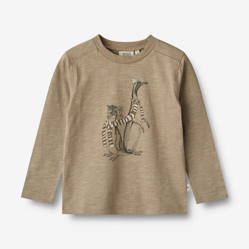 Wheat Main T-Shirt Penguin Friends Jersey Tops and T-Shirts 3239 beige stone