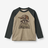 Wheat Main T-Shirt Raccoon Jersey Tops and T-Shirts 3239 beige stone