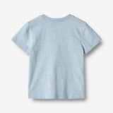 Wheat Main T-Shirt S/S Holger Jersey Tops and T-Shirts 1049 blue summer