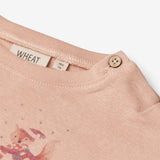 Wheat Main T-Shirt Skating Friends | Baby Jersey Tops and T-Shirts 2358 pink sand