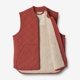 Wheat Outerwear Thermo Gilet Eden Thermo 2072 red