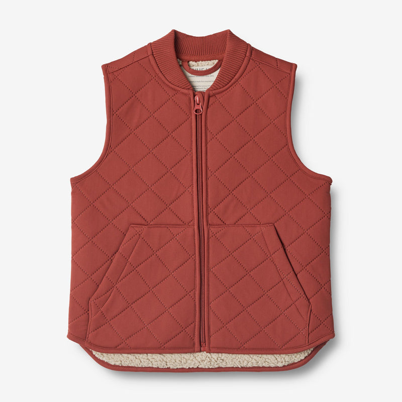 Wheat Outerwear Thermo Gilet Eden Thermo 2072 red