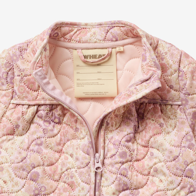 Wheat Outerwear Thermo Jacket Thilde Thermo 9518 lilac flower rainbow