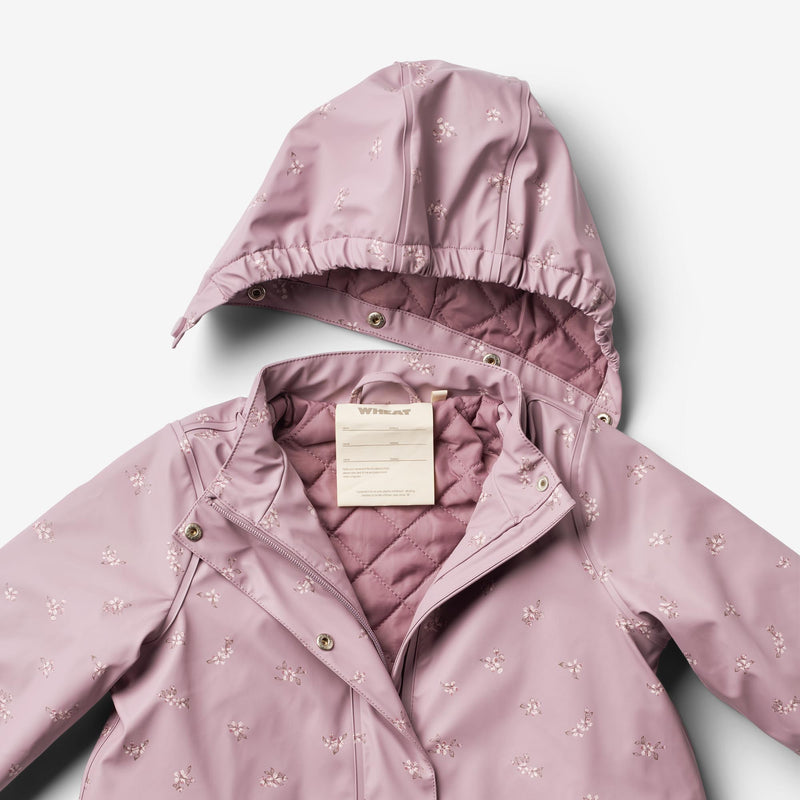 Thermo Rain Jacket Rika soft lilac flowers