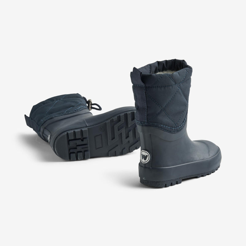 Wheat Footwear Thermo Snowboot Drizzle Rubber Boots 1432 navy