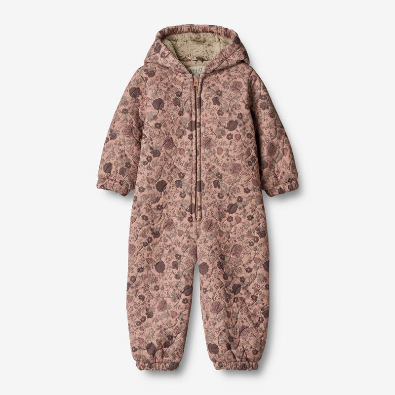 Wheat Outerwear Thermosuit Hayden | Baby Thermo 2474 rose dawn flowers