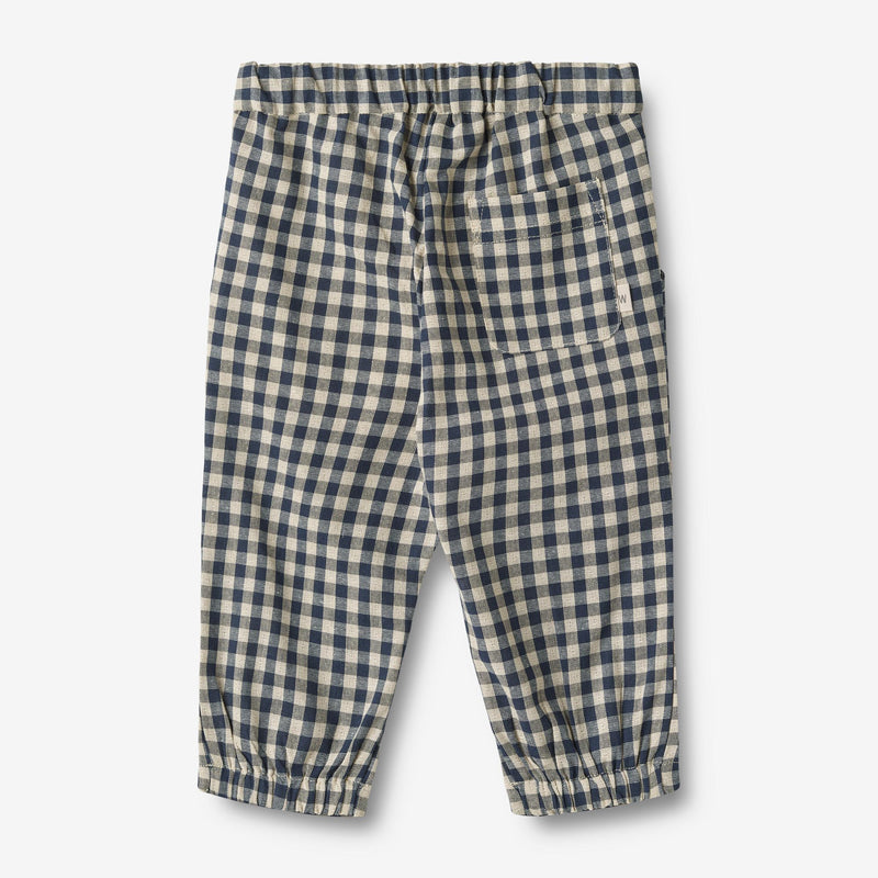 Wheat Main Trousers Andy Trousers 1306 blue check