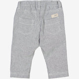 Wheat Main  Trousers Edvard | Baby Trousers 1197 navy denim stripe