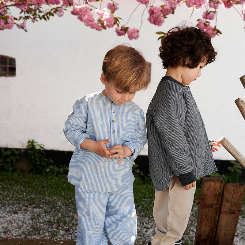 Wheat Main Trousers Sasha Trousers 1048 blue stripe