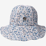 Wheat Main UV Sun Hat Swimwear 1301 blue flower meadow