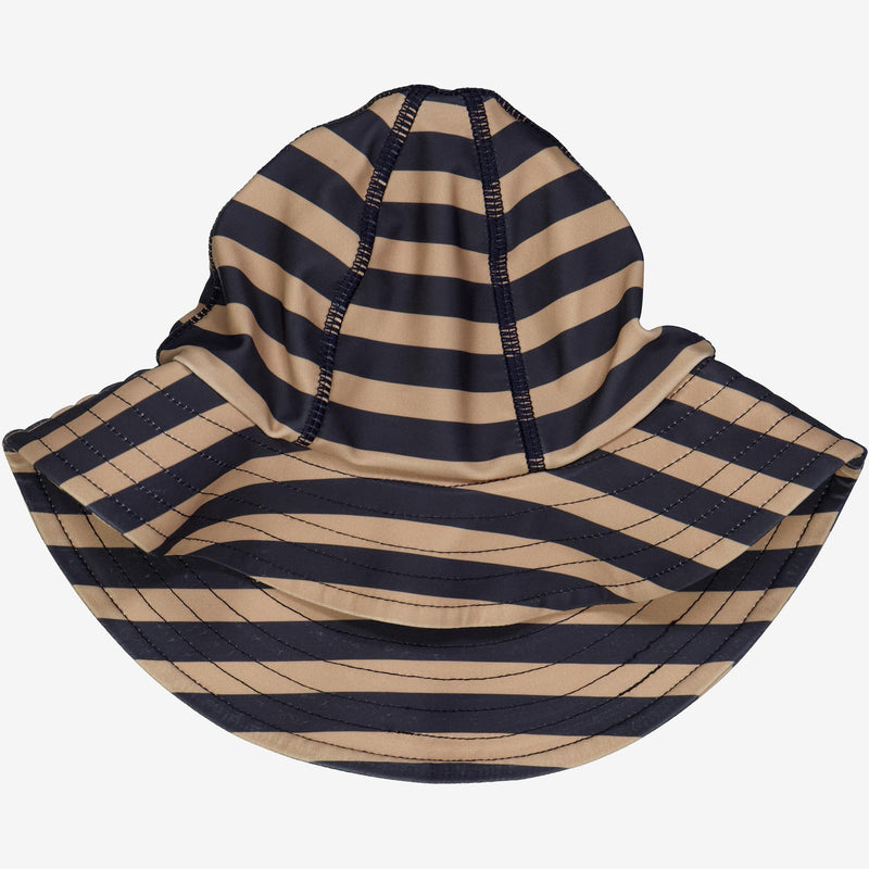Wheat UV Sun Hat | Baby Swimwear 1073 ink stripe