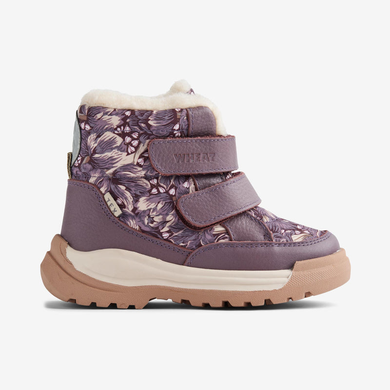 Wheat Footwear Winterboot Millas Tex Winter Footwear 1177 purple tulips