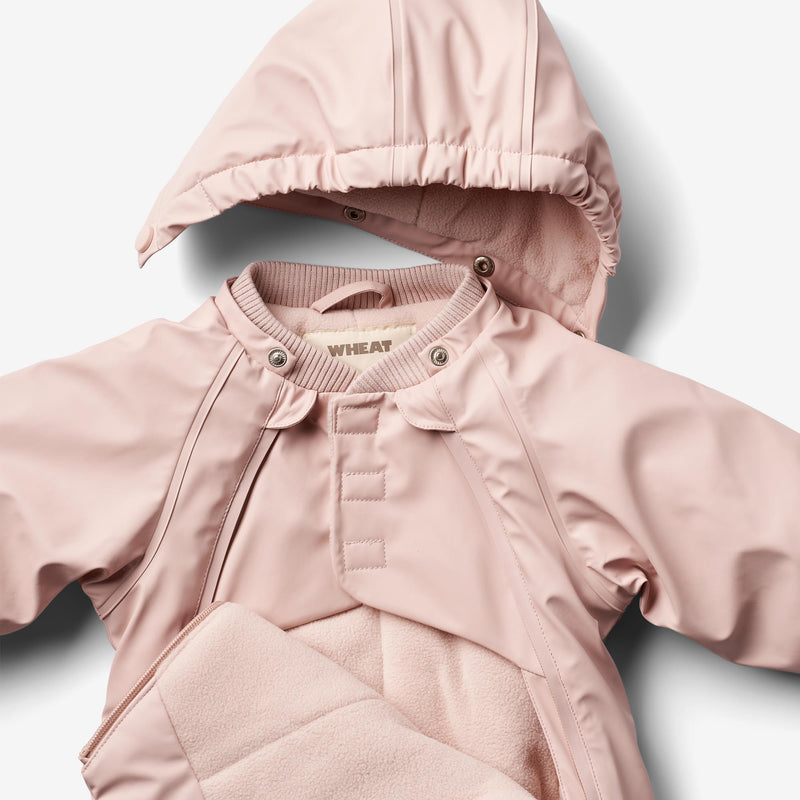 Wheat Outerwear Wintersuit Evig | Baby Snowsuit 2313 pale rose