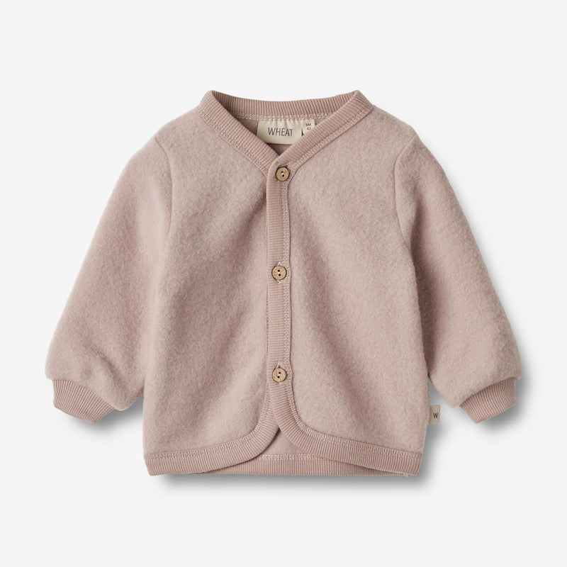 Wheat Wool Wool Fleece Cardigan Kari Sweatshirts 1135 dry rose