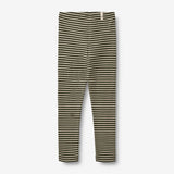 Wheat Wool Wool Leggings Leggings 4142 green stripe