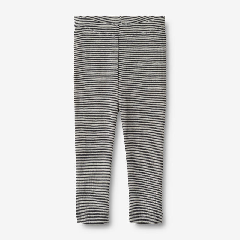 Wheat Wool Wool Leggings Agi | Baby Leggings 1433 navy stripe