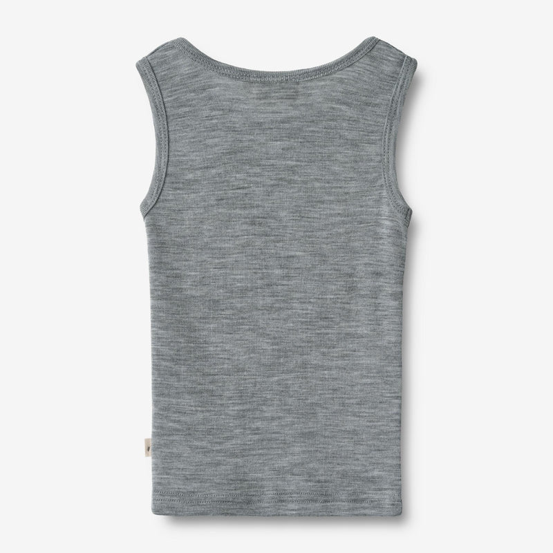 Wheat Wool Wool Singlet Iggy Jersey Tops and T-Shirts 0224 melange grey