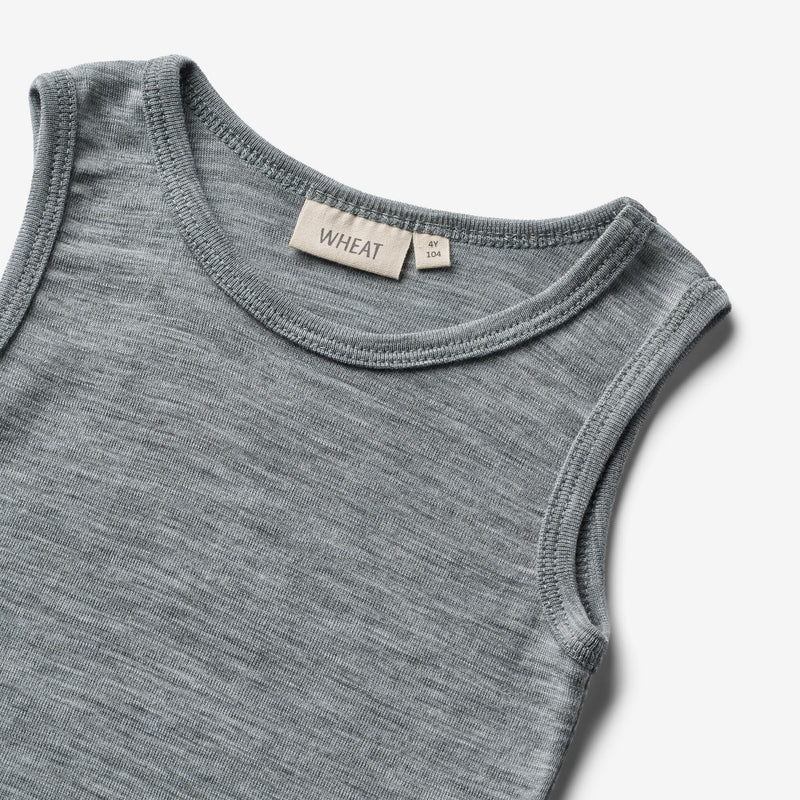 Wheat Wool Wool Singlet Iggy Jersey Tops and T-Shirts 0224 melange grey