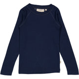 Wheat Wool Wool T-Shirt LS Jersey Tops and T-Shirts 1432 navy